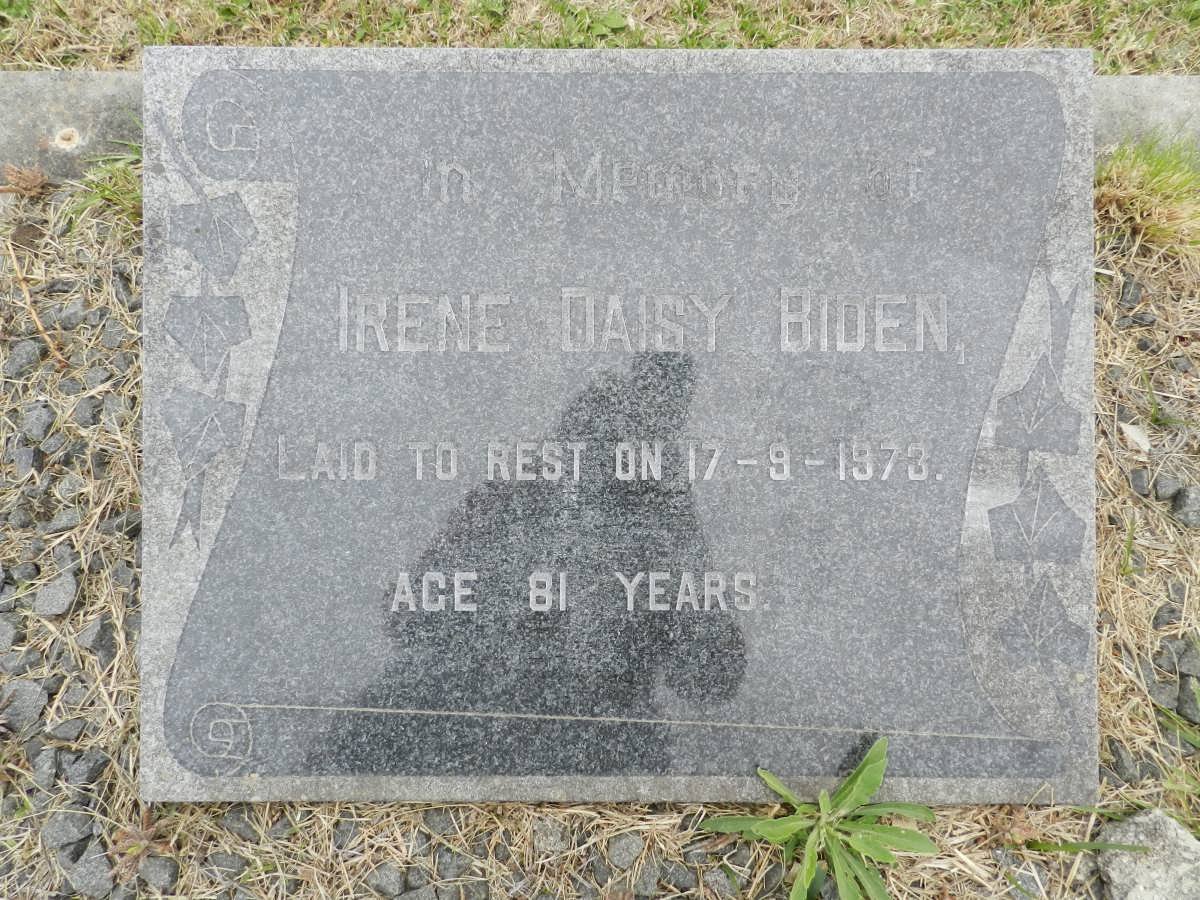 BIDEN Irene Daisy -1973