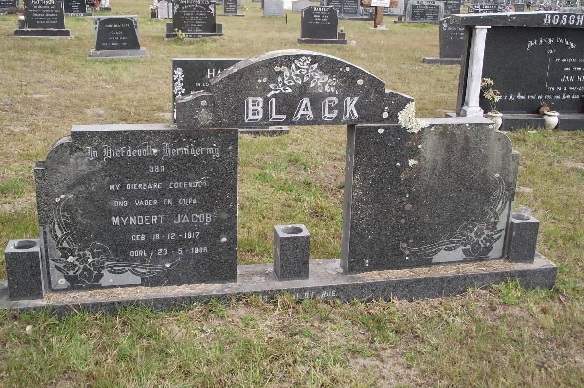 BLACK Myndert jacob 1917-1986