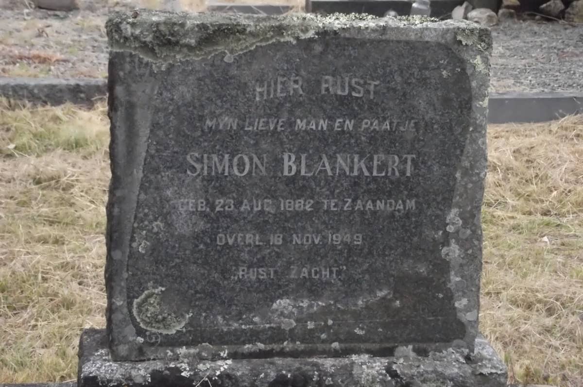 BLANKERT Simon 1882-1949