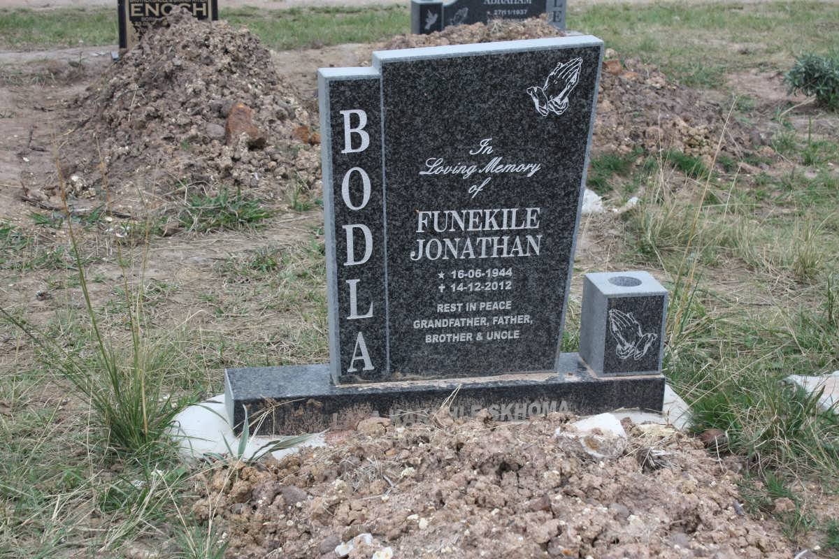 BODLA Funekile Jonathan 1944-2012