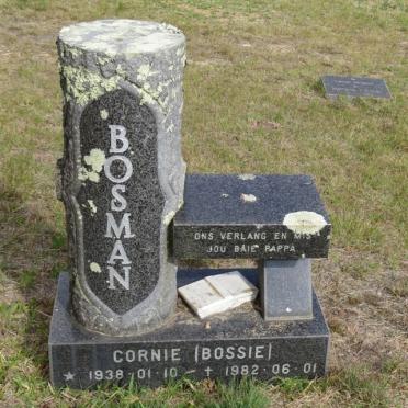 BOSMAN Cornie 1938-1982