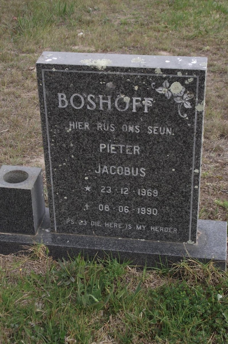 BOSHOFF Pieter Jacobus 1969-1990
