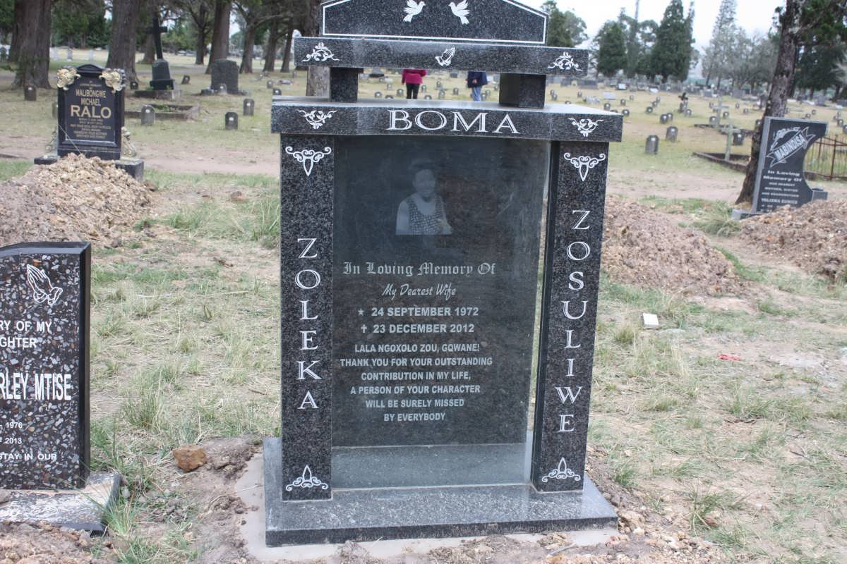 BOMA Zoleka Zosuliwe 1972-2012