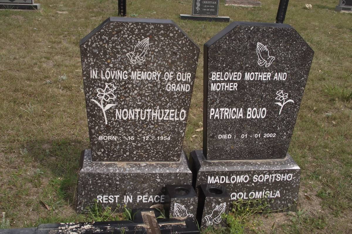 BOJO Nontuthuzelo Patricia 1954-2002