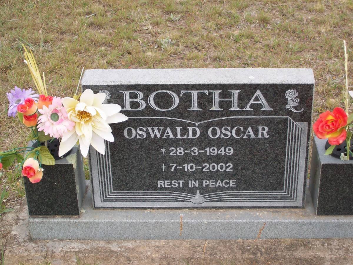 BOTHA Oswald Oscar 1949-2002