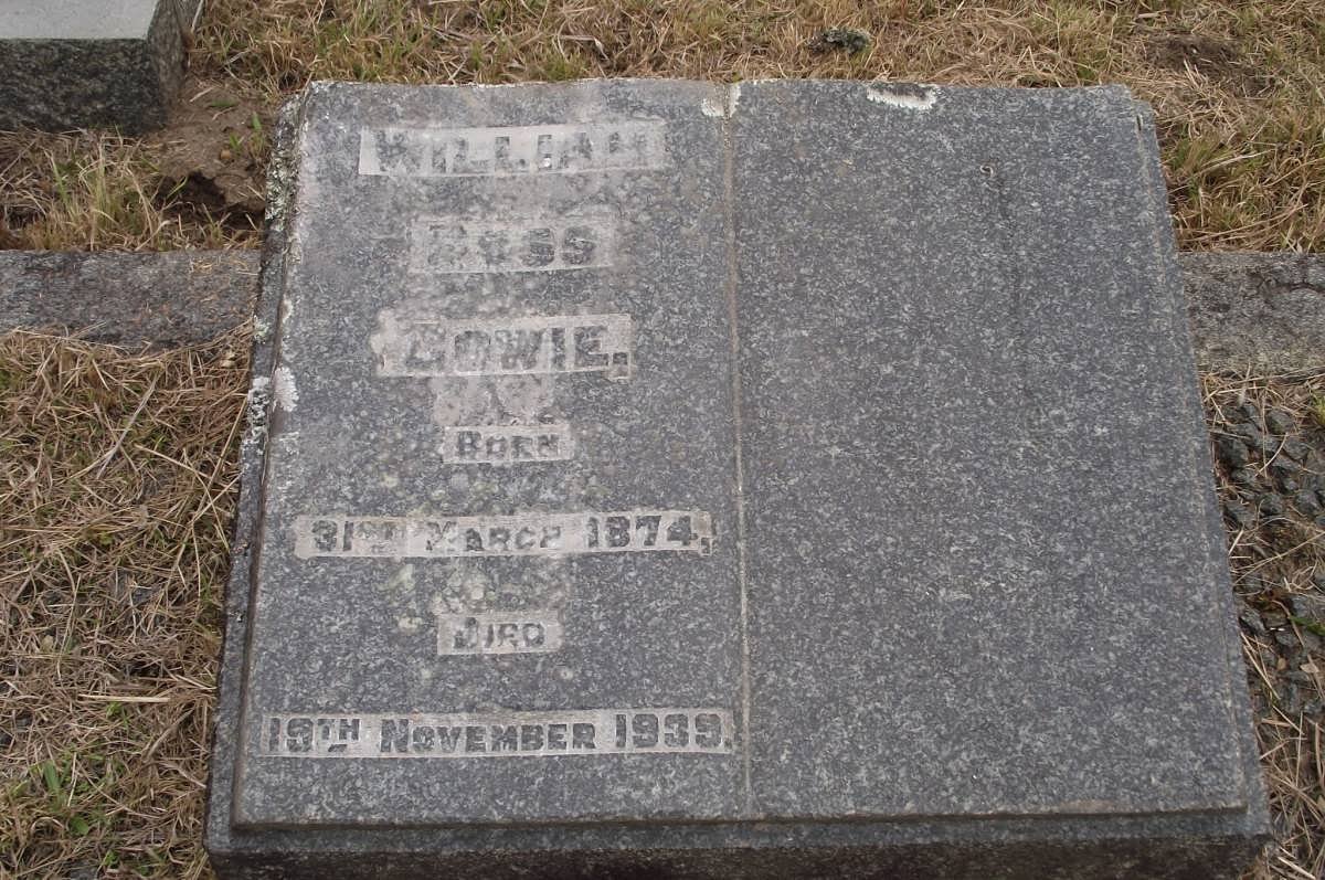 BOWIE William Ross 1874-1939