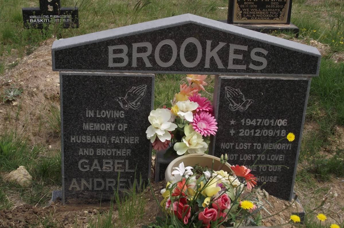 BROOKES Gabel Andre 1947-2012