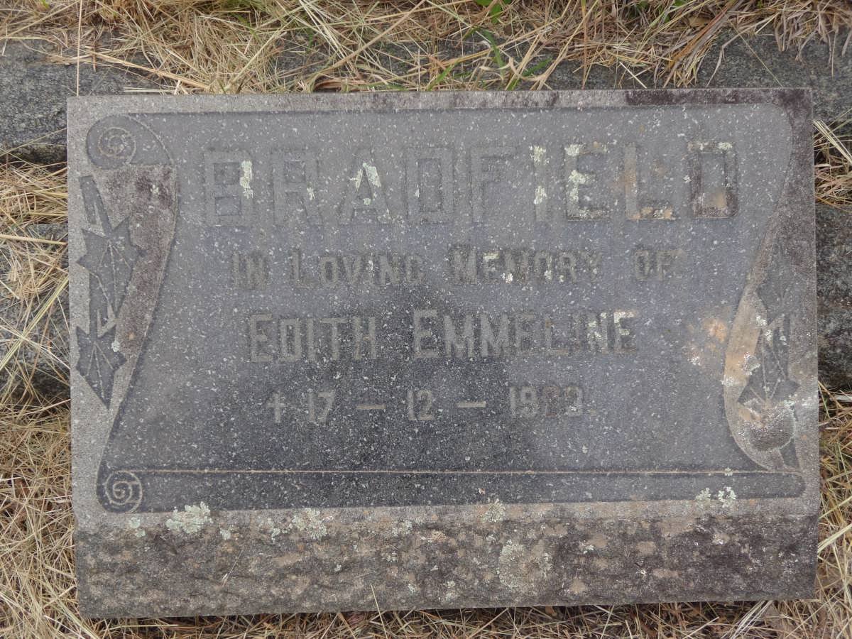 BRADFIELD Edith Emmeline -19?3