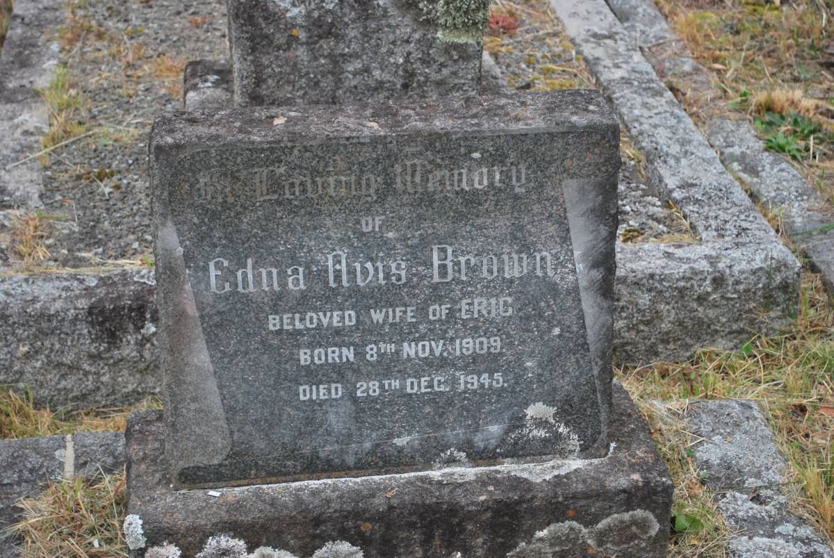 BROWN Edna Avis 1909-1945
