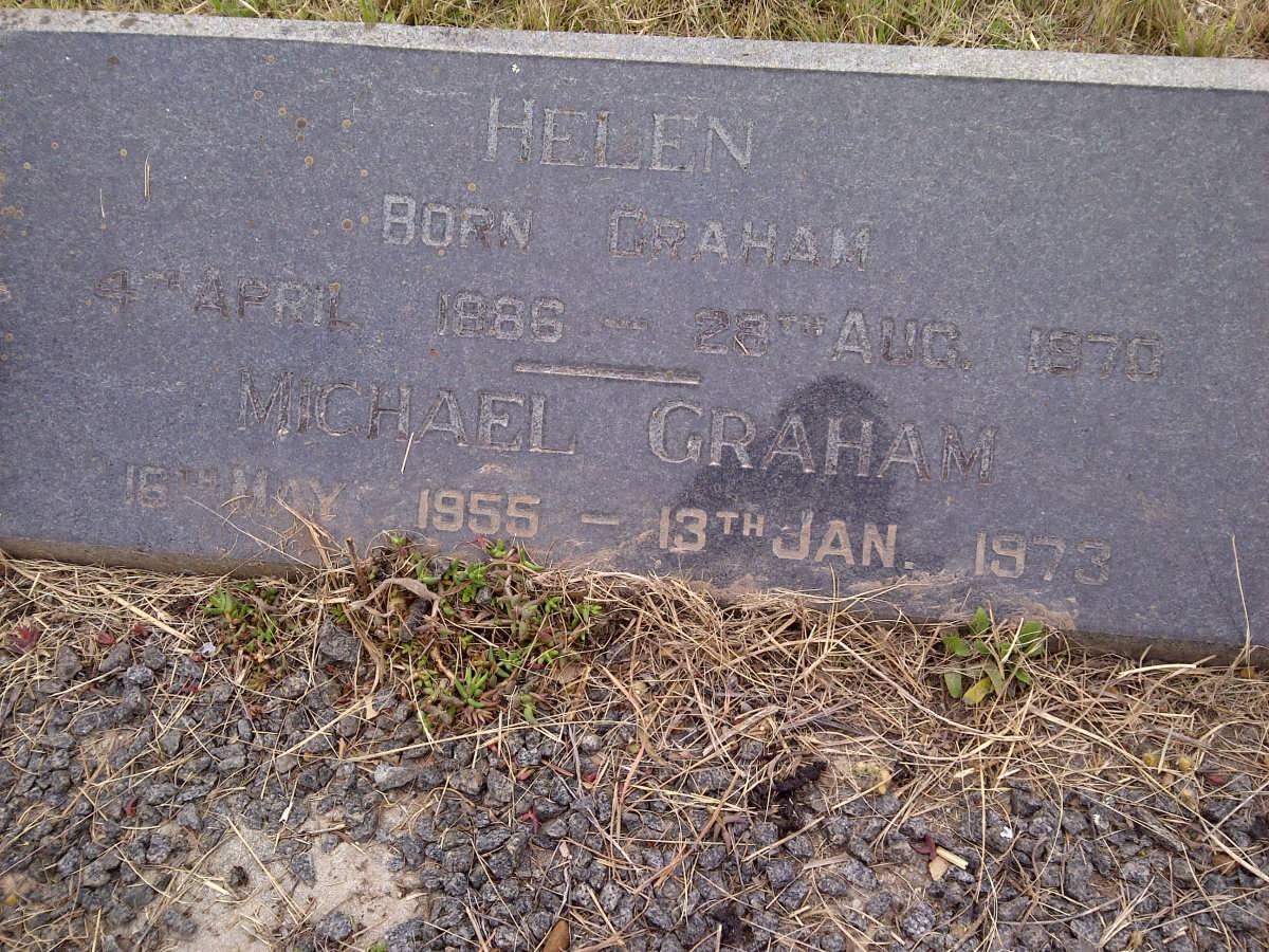 BROWNE Helen nee GRAHAM 1886-1970 :: BROWNE Michael Graham 1955-1973