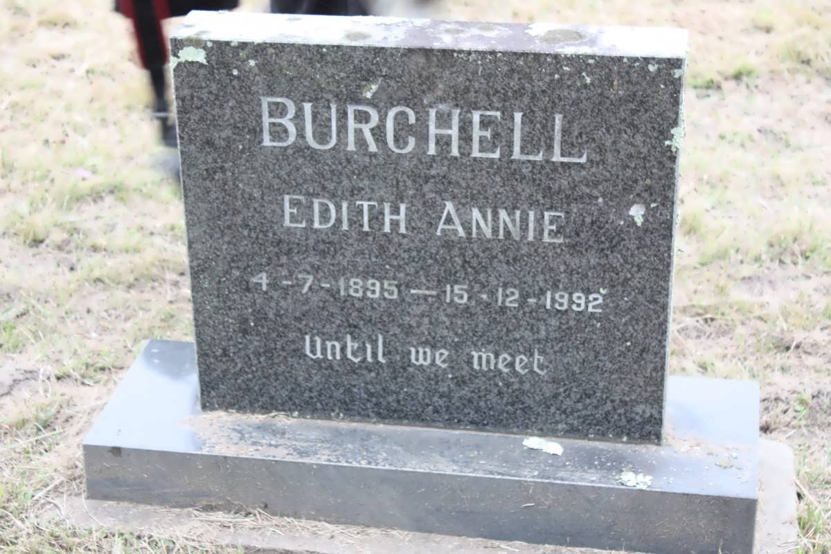 BURCHELL Edith Annie 1895-1992