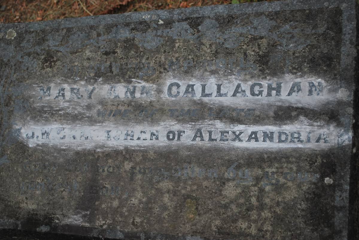 CALLAGHAM Mary Ann