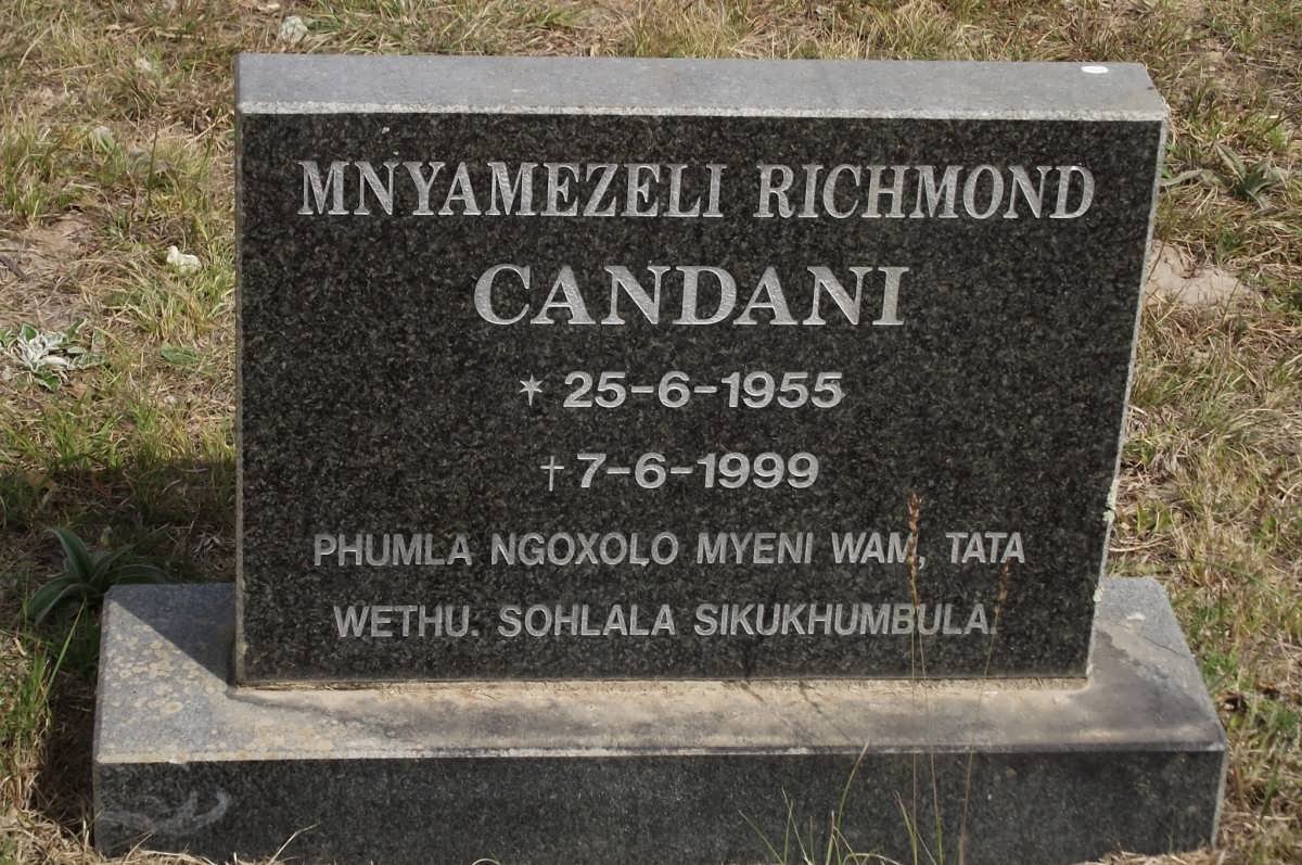 CANDANI Mnyamezeli Richmond 1955-1999