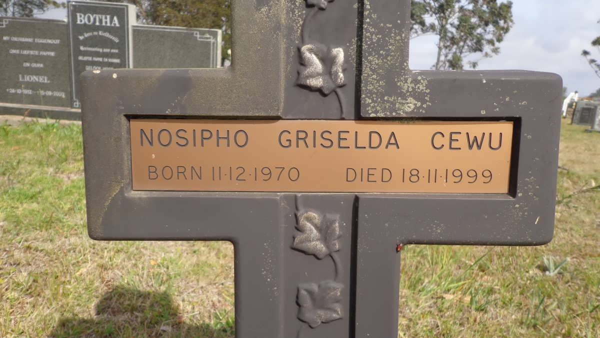CEWU Nosipho Griselda 1970-1999