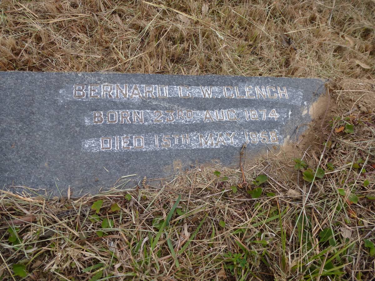 CLENCH Bernhard G.W. 1874-1958