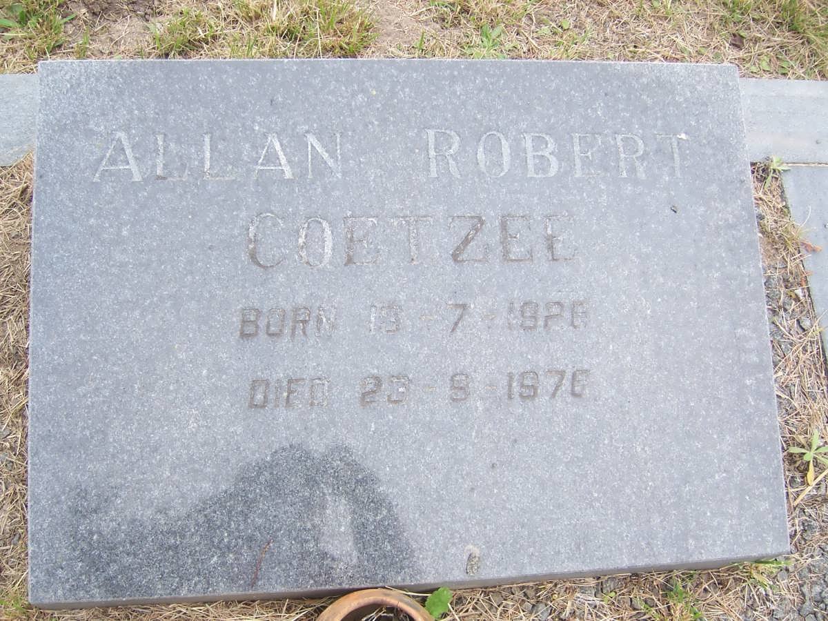 COETZEE Allan Robert 1926-1976