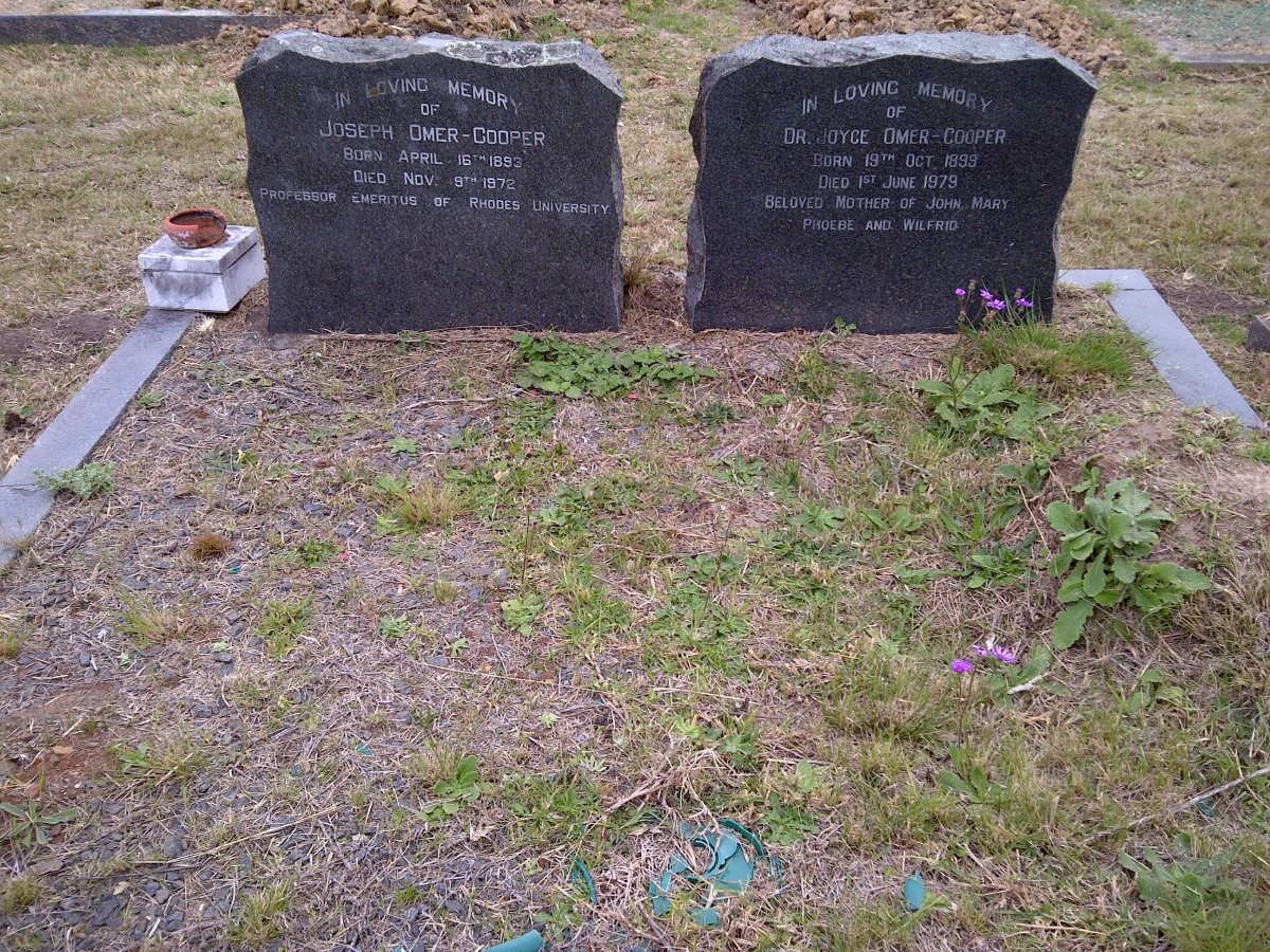 COOPER Joseph, Omer 1893-1972 &amp; Joyce 1899-1979