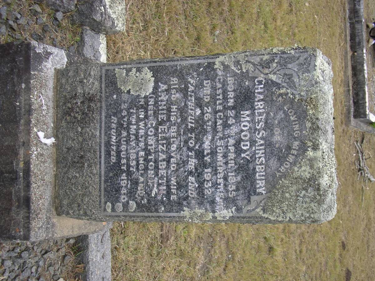 MOODY Charles Sainsbury 1855-1932 &amp; Annie Elizabeth COMPTON 1857-1940