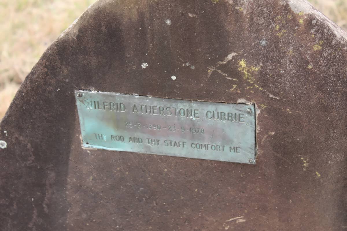 CURRIE Wilfrid Atherstone 1890-1978
