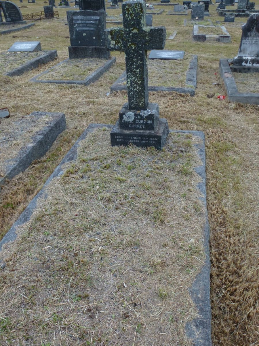 CURREY Cyril Curzon 1868-1951