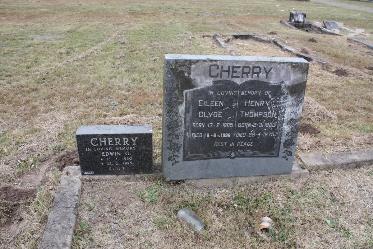 CHERRY Henry Thompson 1903-1975 &amp; Eileen Clyde 1905-1996 :: CHERRY Edwin G. 1930-1995