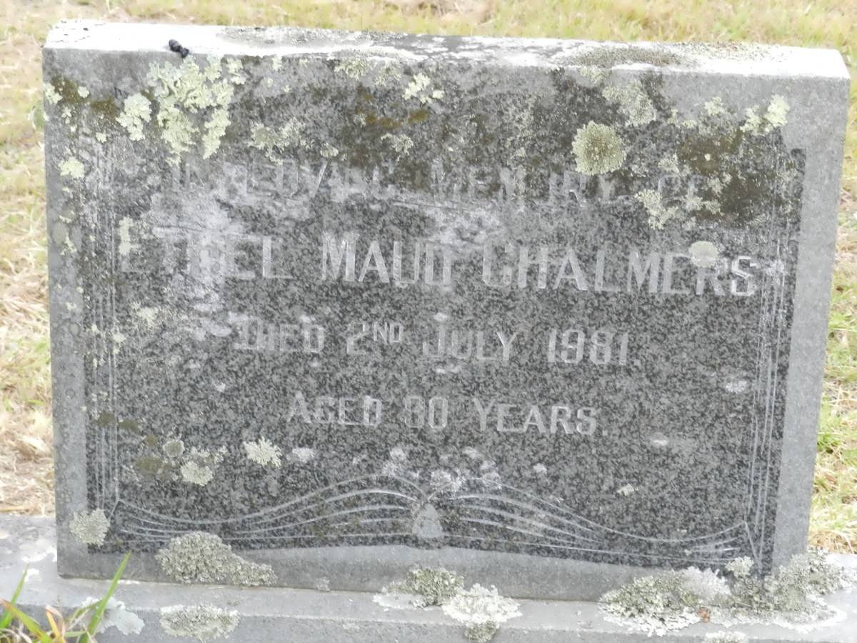 CHALMERS Ethel Maud -1981 