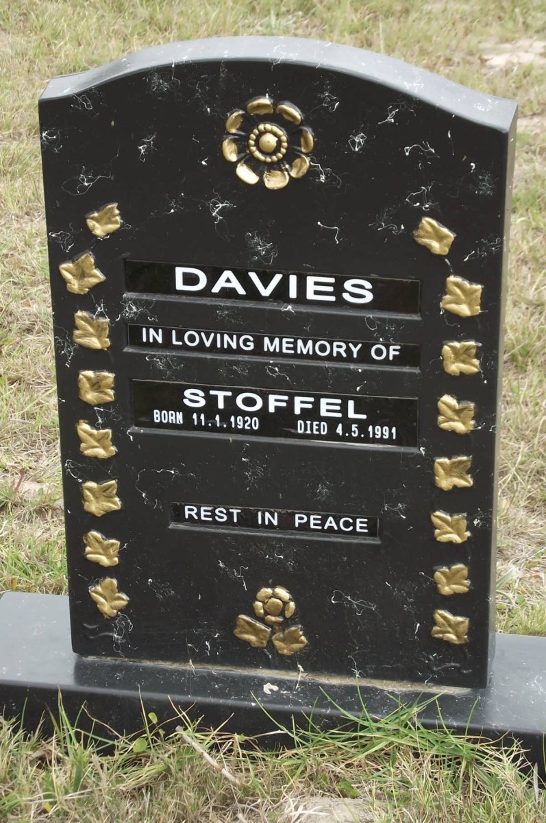 DAVIES Stoffel 1920-1991
