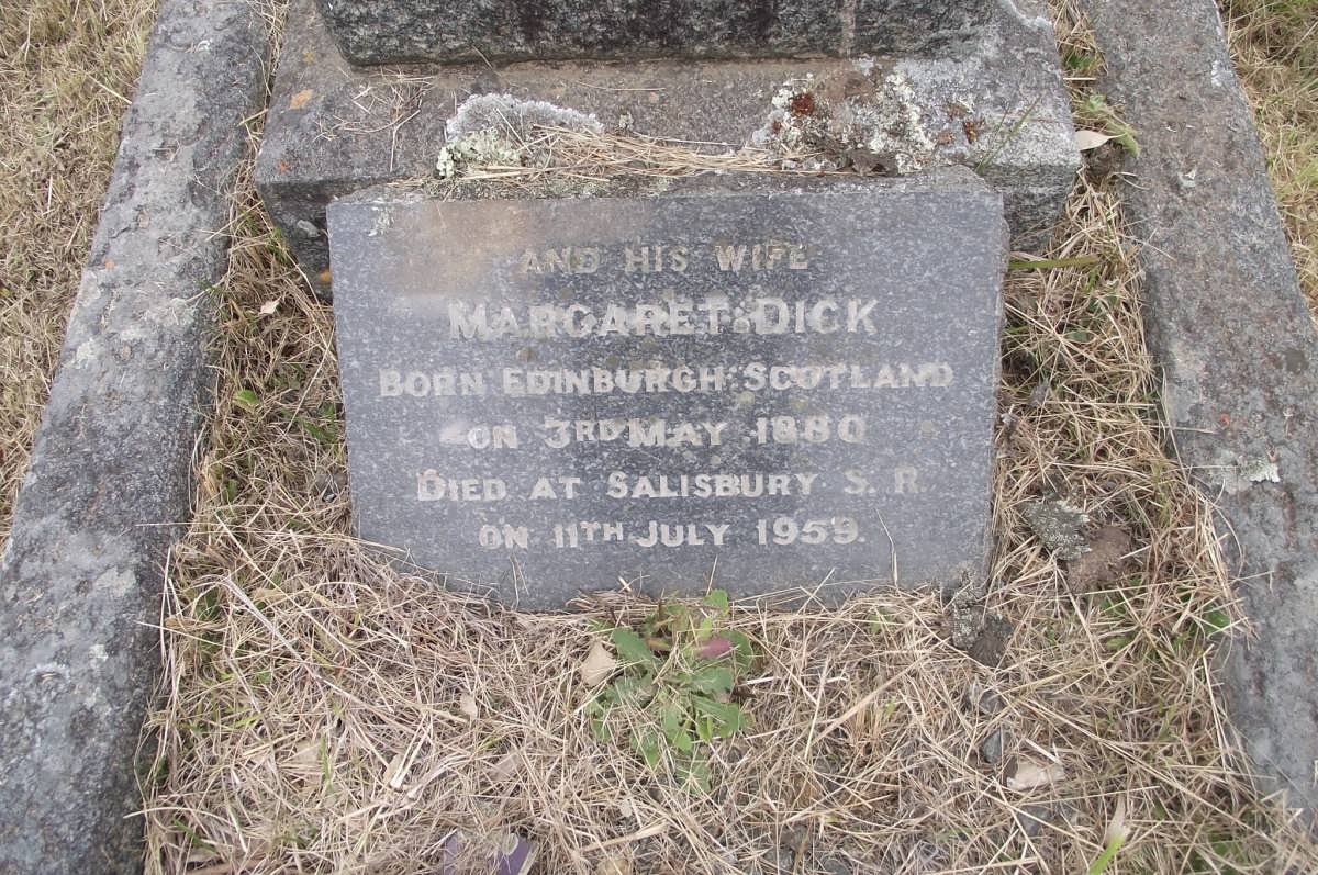 DICK Margaret 1880-1959