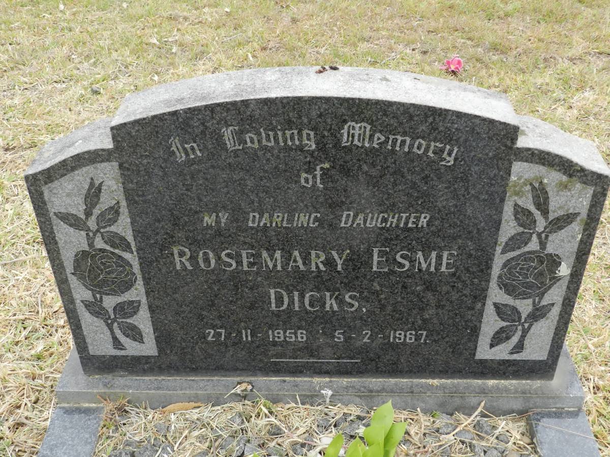 DICKS Rosemary Esme 1956-1967