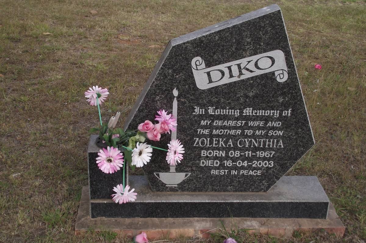 DIKO Zoleka Cynthia 1967-2003