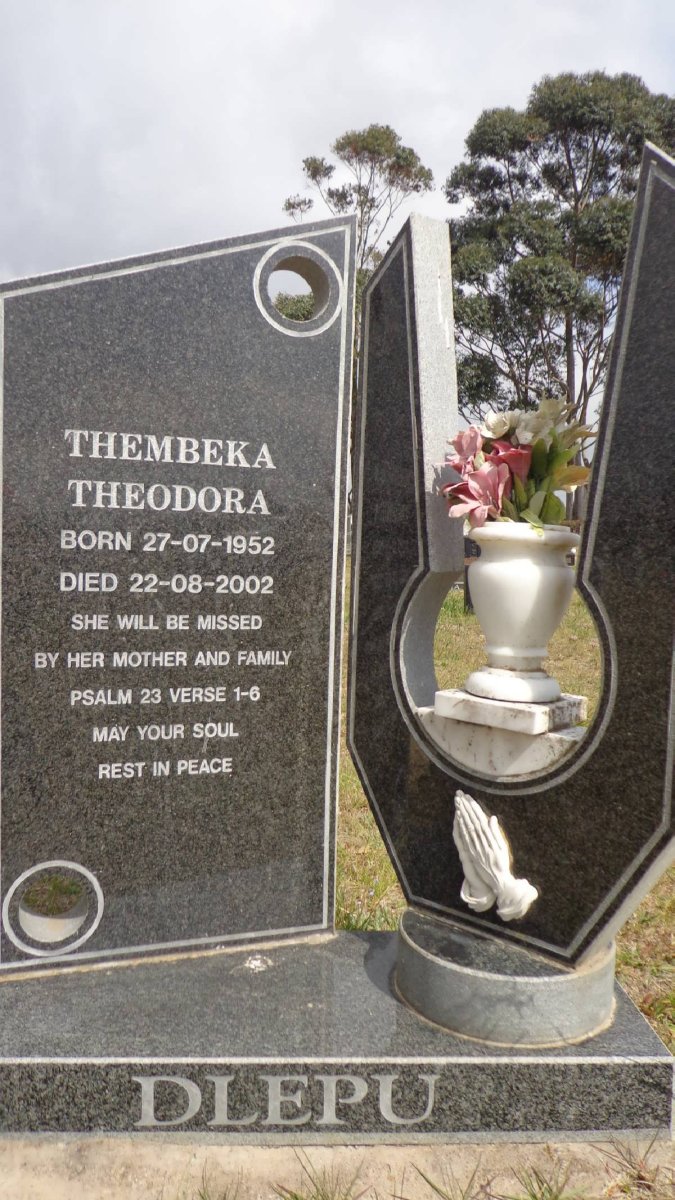 DLEPU Thembeka Theodora 1952-2002