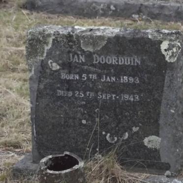 DOORDUIN Jan 1893-1943