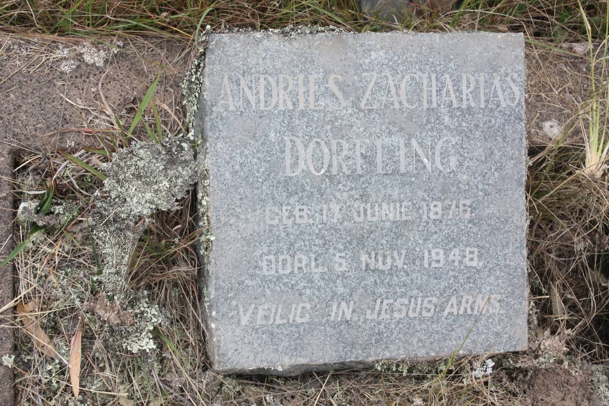 DORFLING Andries Zacharias 1876-1948