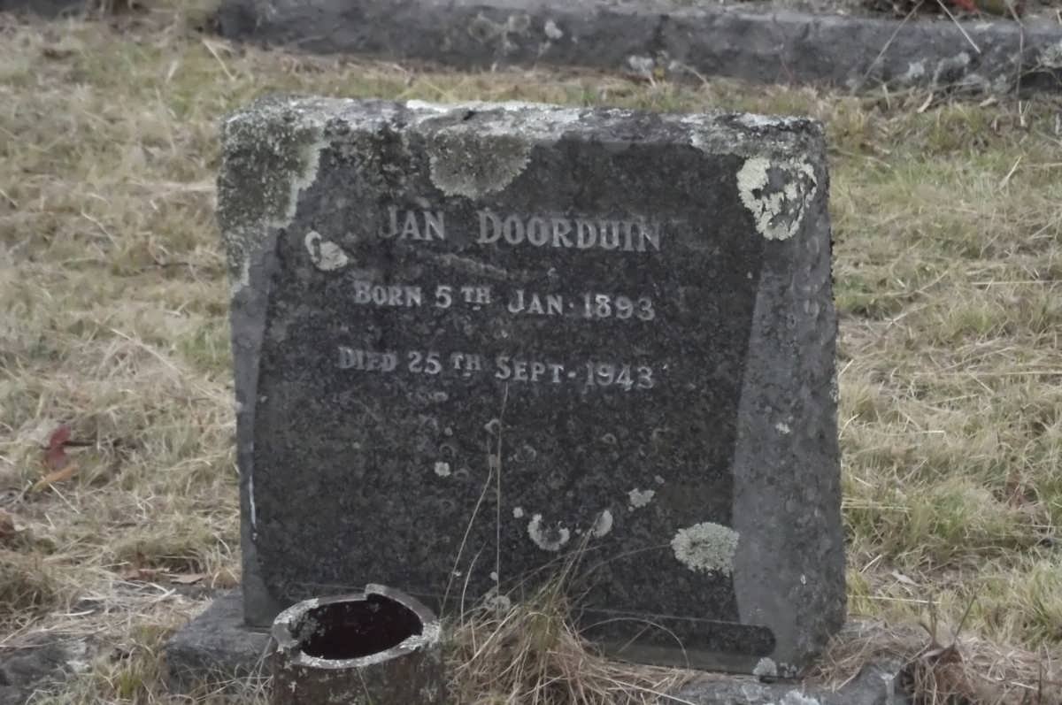 DOORDUIN Jan 1893-1943