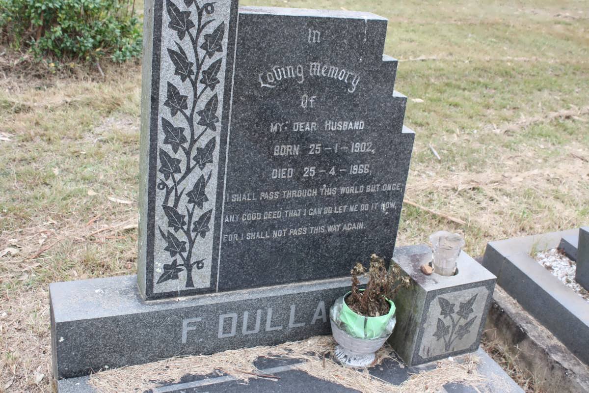 DULLABH F. 1902-1966