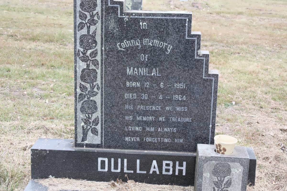 DULLABH Manilal 1951-1964