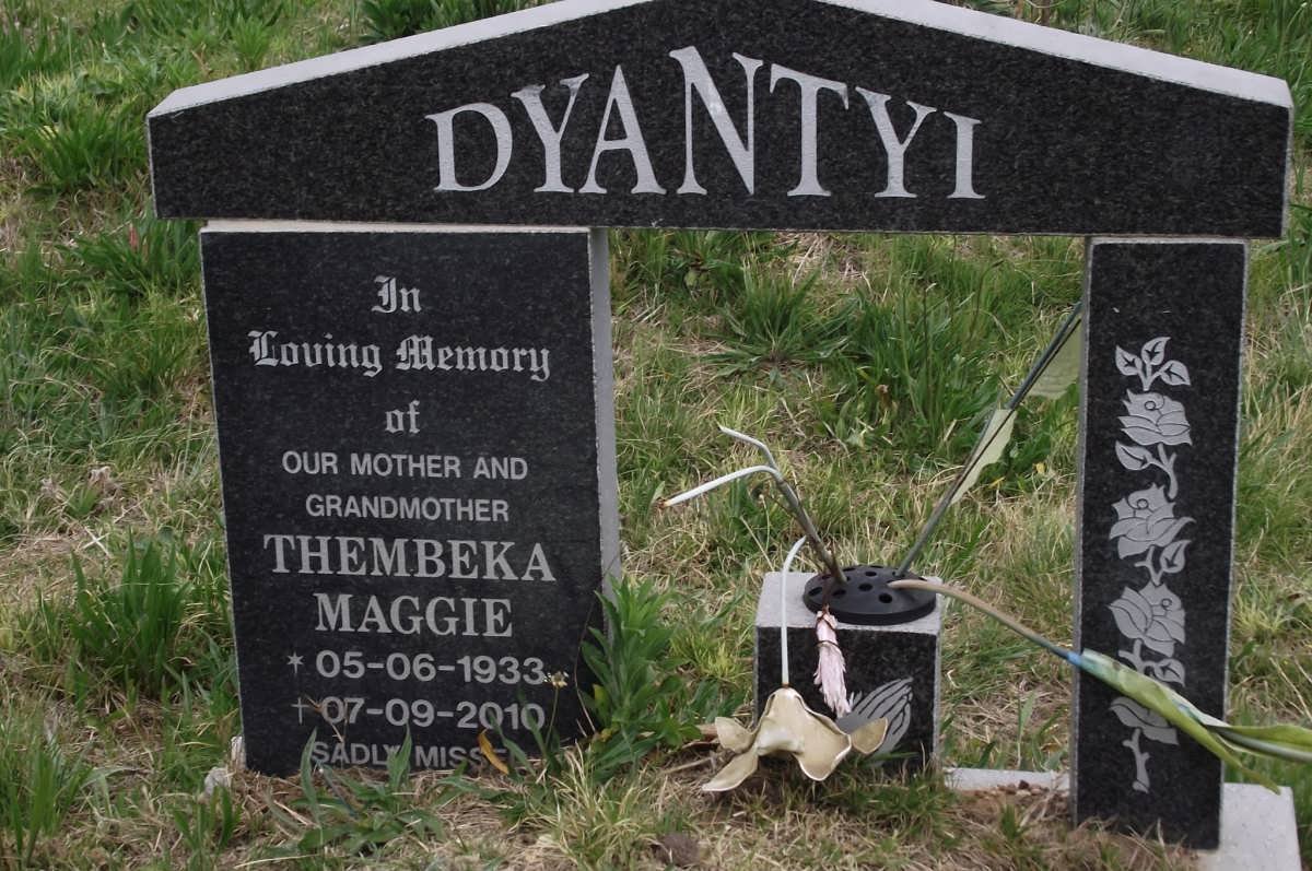 DYANTYI Thembeka Maggie 1933-2010