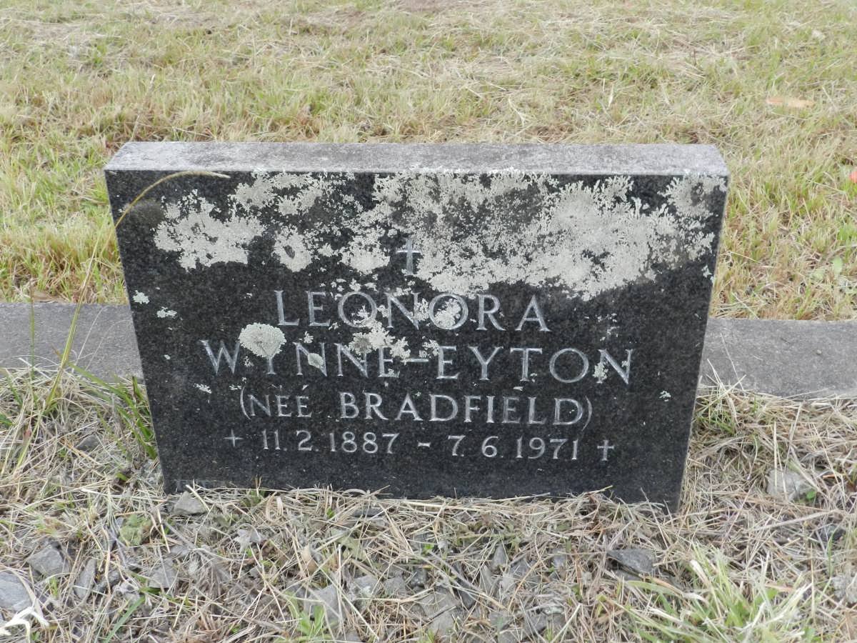 EYTON Leonora, Wynne nee BRADFIELD 1887-1971