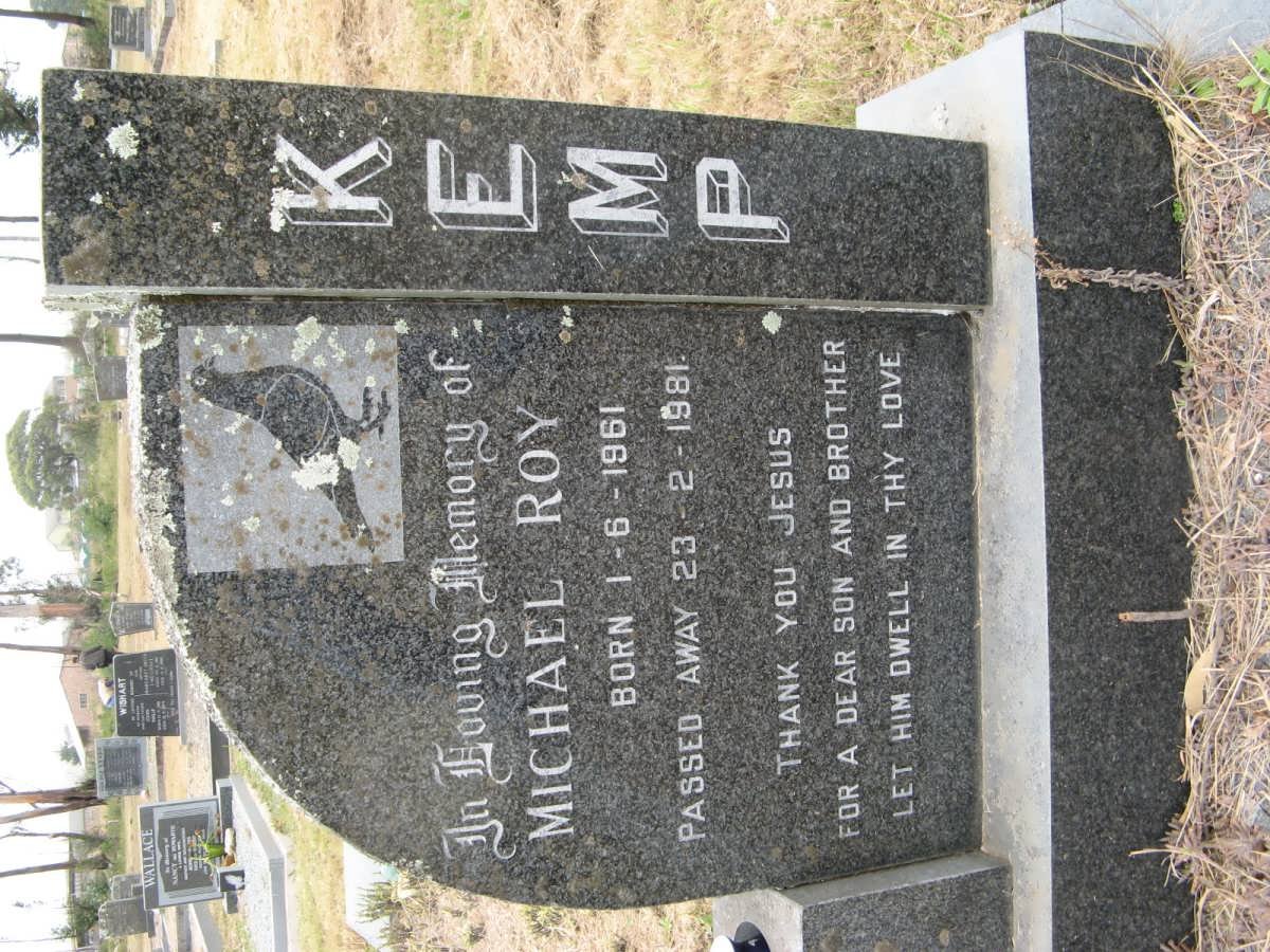 KEMP Michael Roy 1961-1981