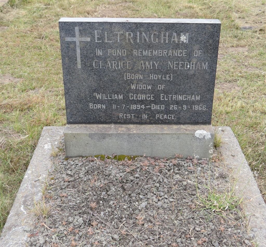 ELTRINGHAM Clarice Amy Needham nee HOYLE 1894-1966