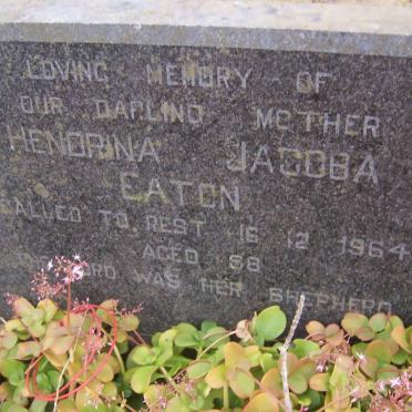 EATON Hendrina Jacoba -1964