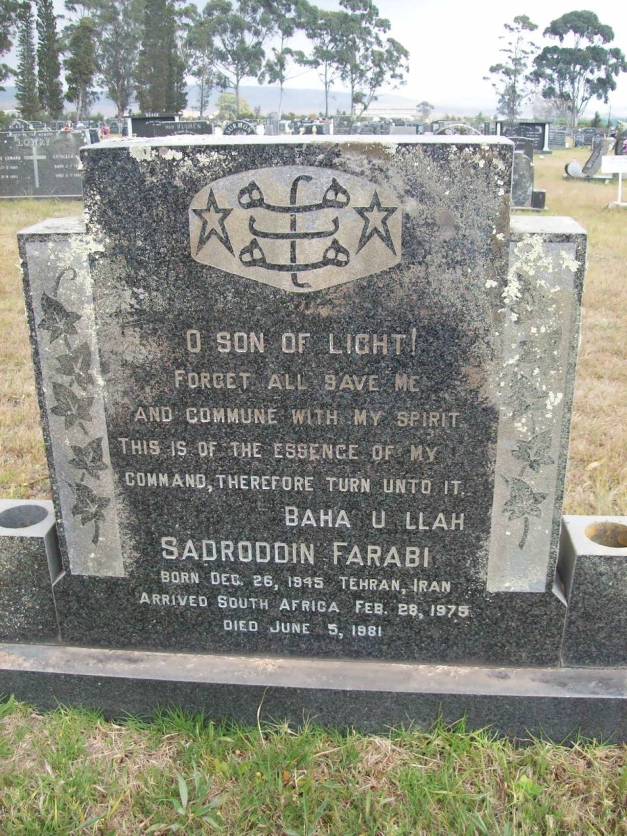 FARABI Sadroddin 1945-1981