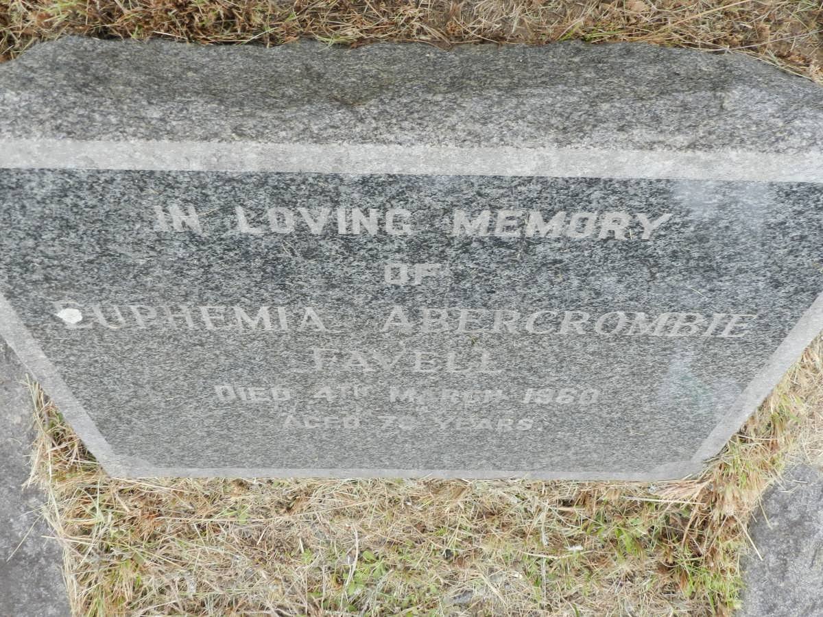 FAVELL Euphemia Abercrombie -1960