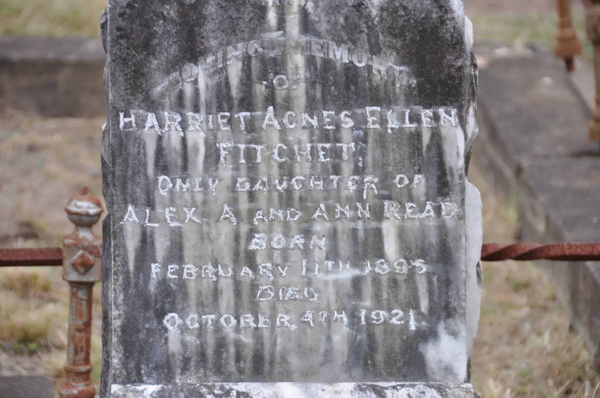 FITCHET Harriet Agnes Ellen 1895-1921