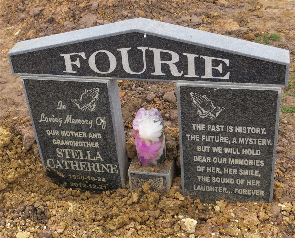 FOURIE Stella Catherine 1950-2012