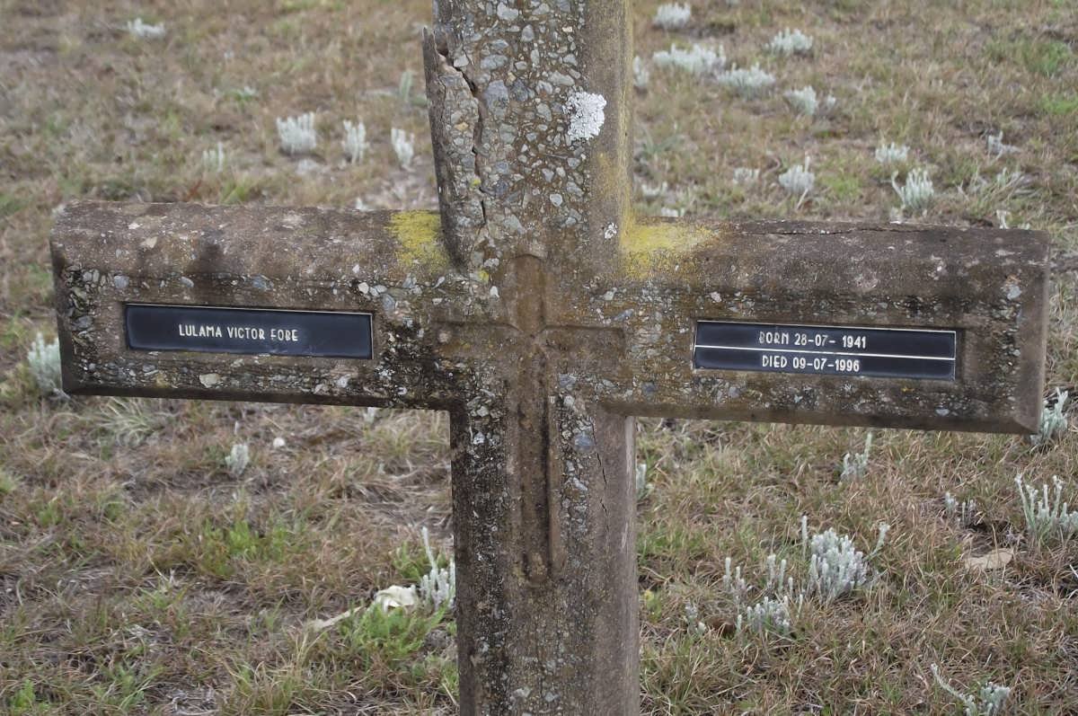 FOBE Lulama Victor 1941-1996