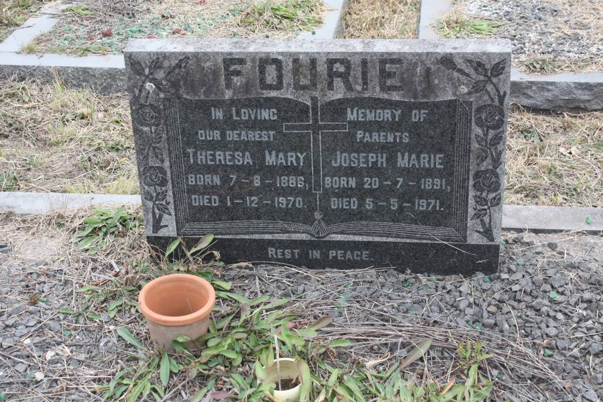 FOURIE Joseph Marie 1891-1971 &amp; Theresa Mary 1886-1970