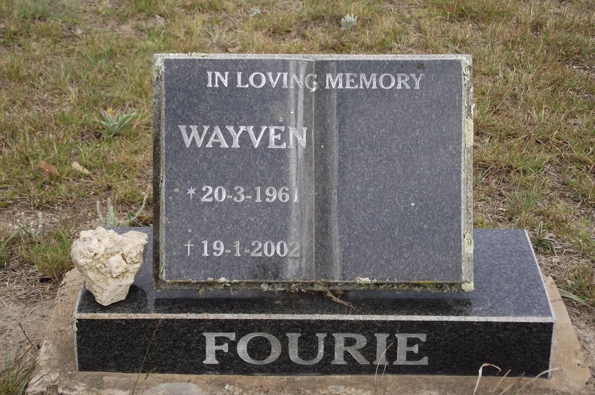 FOURIE Wayven 1961-2002