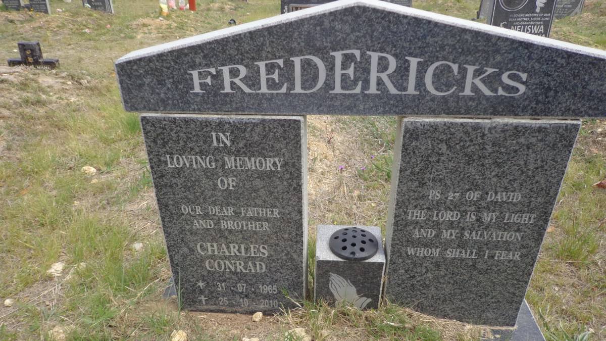 FREDERICKS Charles Conrad 1965-2010