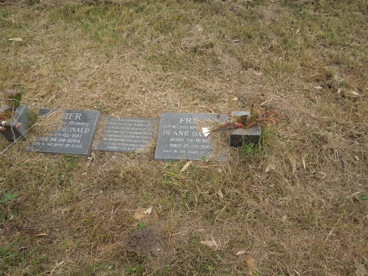FRIER Dennis Ronald 1951-2004 :: FRIER Duane Darren 1980-2002